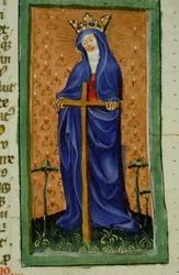 Ms Gen 1111 Page från Legenda Aurea, Brygge, c.1400-10