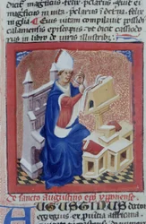 Ms Gen 1111 Page från Legenda Aurea, Brygge, c.1400-10
