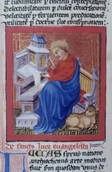 Ms Gen 1111 Page från Legenda Aurea, Brygge, c.1400-10