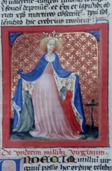 Ms Gen 1111 Page från Legenda Aurea, Brygge, c.1400-10