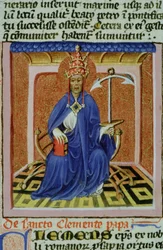 Ms Gen 1111 Page från Legenda Aurea, Brygge, c.1400-10