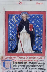 Ms Gen 1111 Page från Legenda Aurea, Brygge, c.1400-10