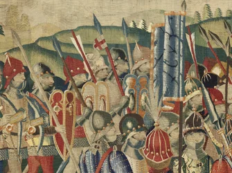 Gobeläng som visar erövringarna av kung Alfonso V av Portugal