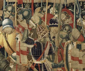 Gobeläng som visar erövringarna av kung Alfonso V av Portugal