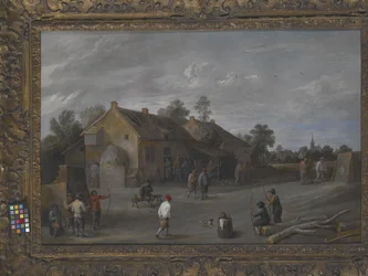 Bågskyttarna (olja på duk)