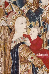 Det trojanska kriget: Akillestält. ca. 1470 (gobeläng)