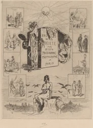 Frontispice: The Drags of Society Les bas-fonds de la societe, 1864.