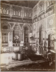 Damaskus. Hus interiör. Engelsk konsul Syrien, mellan 1867 och 1899.