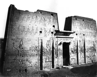 Edfu, Nubia, Egypten, 1878