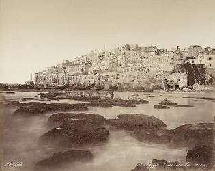 Panoramautsikt över Jaffa, Israel