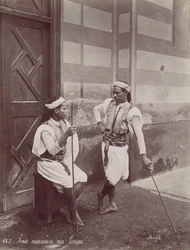 Känner löpare i Kairo, 1870-talet.