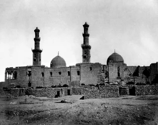 Sultan Barquq-moskén, Kairo, Egypten, 1878