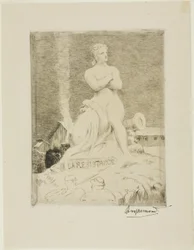 Motståndsrörelsens staty av Falguière, plansch fyra av Belägringen av Paris, 1870