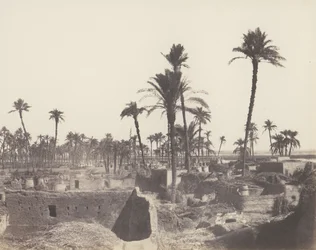 Abaziz, Interiör av en arabisk by, 1851-52, tryckt 1853-54.