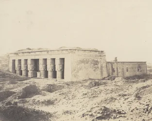 Dendera Tentyris, Athors tempel - allmän syn, 1851-52, tryckt 1853-54.