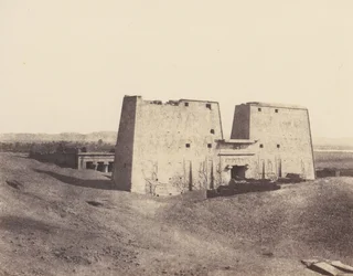Edfu Apollonopolis Magna, General View of the Temple, 1851-52, tryckt 1853-54.