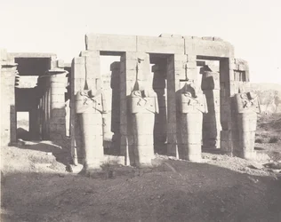 Gournah Thebe, Palais Dit le Memnonium, 1851-52, tryckt 1853-54.