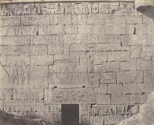 Medinet-Abou Thebe, Constructions Posteriores - Fragment de Sculpt..., 1851-52, tryckt 1853-54.
