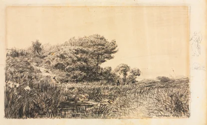 Edge of Marsh vid Couronne, 1863.