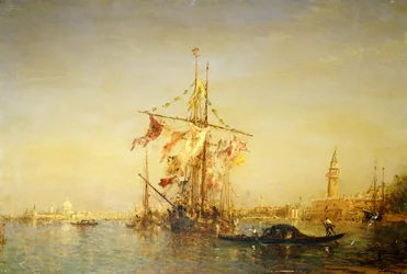 Bacino Venedig med frakt,