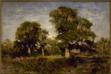 Ekarna, mellan 1850 och 1860 (olja på trä)