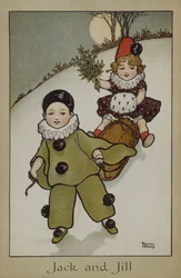 Jack och Jill, viktorianskt kort