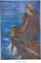 "Mitt syfte håller" Ulysses (färglitografi)