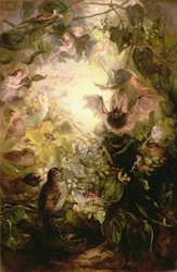 Fairy Hunt (olja på duk)