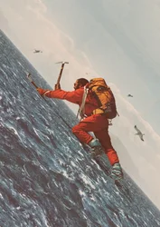 The Mountaineer, 2021 (collage)