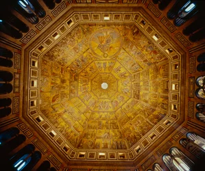 Kupolfört tak i St Johns Baptistry, Florens (mosaik)