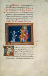 Madonna på sin tron med barnet och donatorn (Cod. Pluteo XVII.3, ca 155)