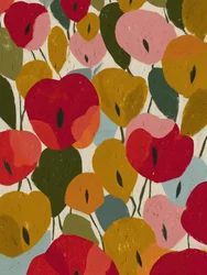 Färgglad blomsterabstraktion