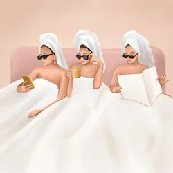 En spa-dag med vännerna