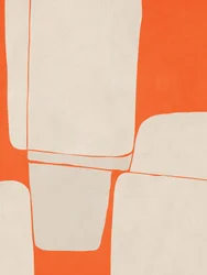 Geometriska orange block