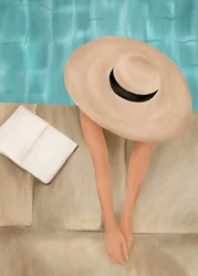 Sommaravkoppling vid poolen