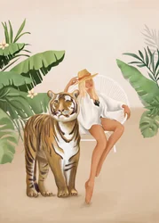 Tropisk tigerkvinna