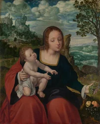 Vilan på flykten till Egypten, ca. 1540.