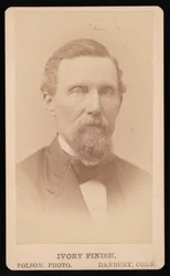 Porträtt av B.B. Kellogg, före 1876.