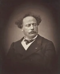 Alexandre Dumas, fils fransk romanförfattare och dramatiker, 1824-1895, 187576.