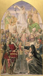 Studie för `The Spirit of Justice