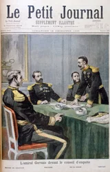 Amiral Gervais framför utredningsnämnden, 1895
