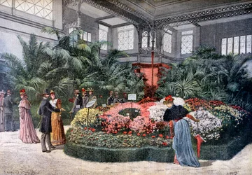 Trädgårdsutställning, Cours La Reine, Paris, 1892