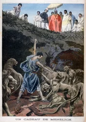 Menelik II av Etiopien, 1898