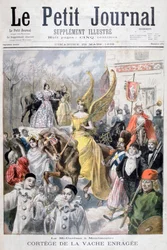 Mid-fasten firande, Paris, 1896