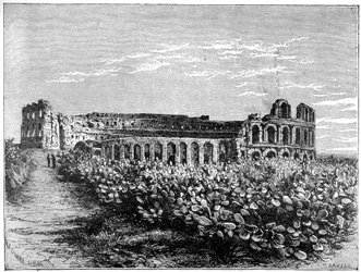 Amfiteatern i El Jemm, c1890.