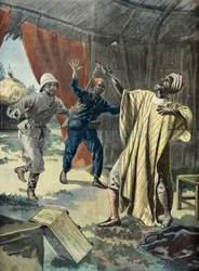 Samory Tourés självmordsförsök, fånge hos fransmännen, år 1899