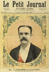 Monsieur Jean Casimir-Perier (1847-1907) från Le Petit Journal, 9 juli 1894