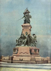 Monument till minne av försvaret av Saint Quentin mot spanjorerna 1557 (Gravyr)
