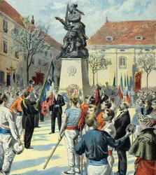 Minnesfester i Belfort 1896 (Gravyr)