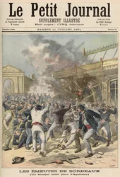 Händelser i Bordeaux: Burning a Kiosk in Place d